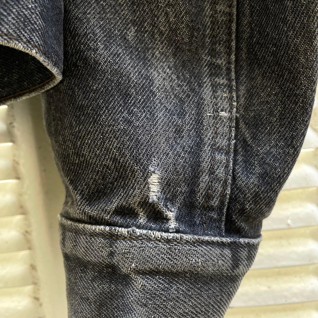 セール！！86s リーバイス 70506 デニムJKT 先染めブラック