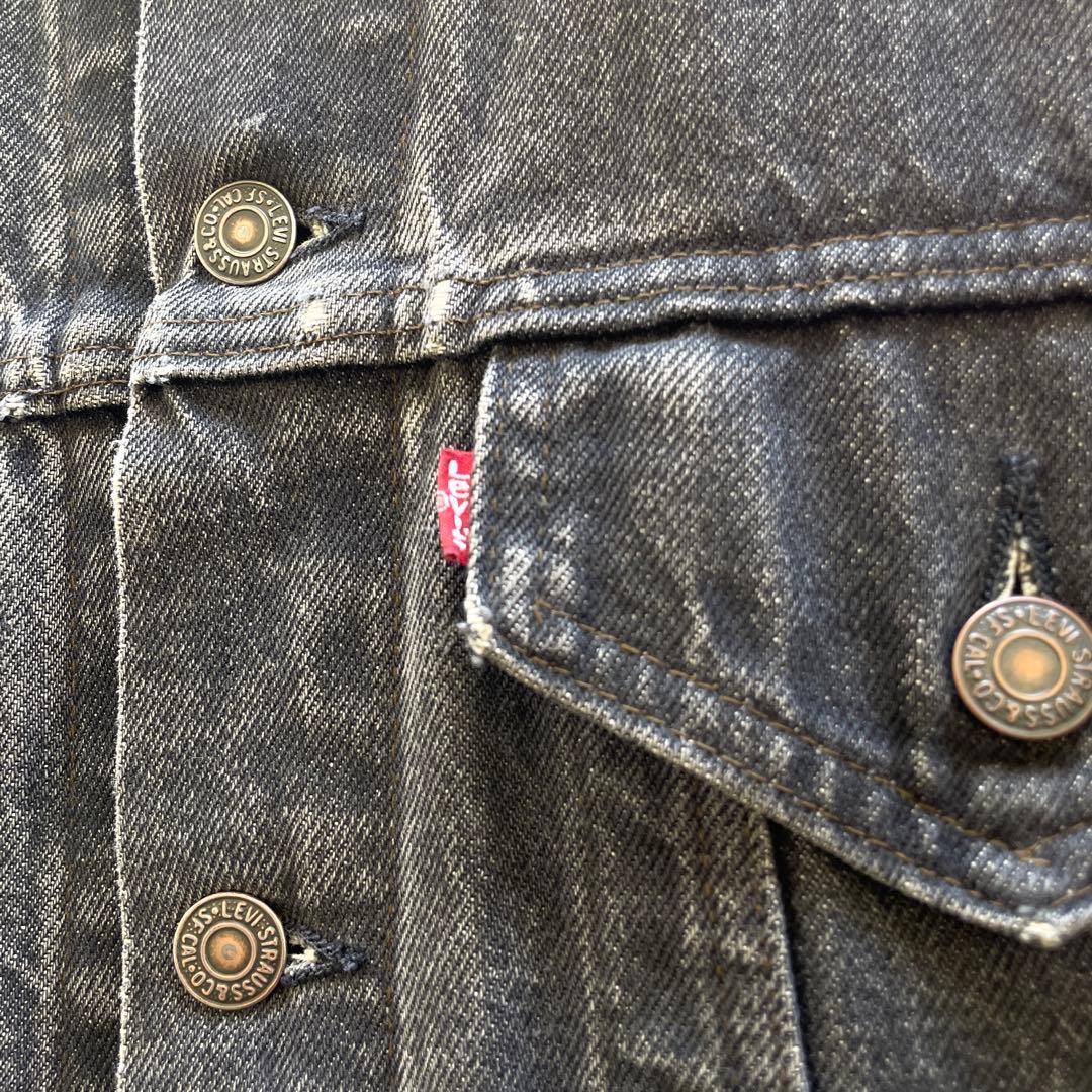 セール！！86s リーバイス 70506 デニムJKT 先染めブラック