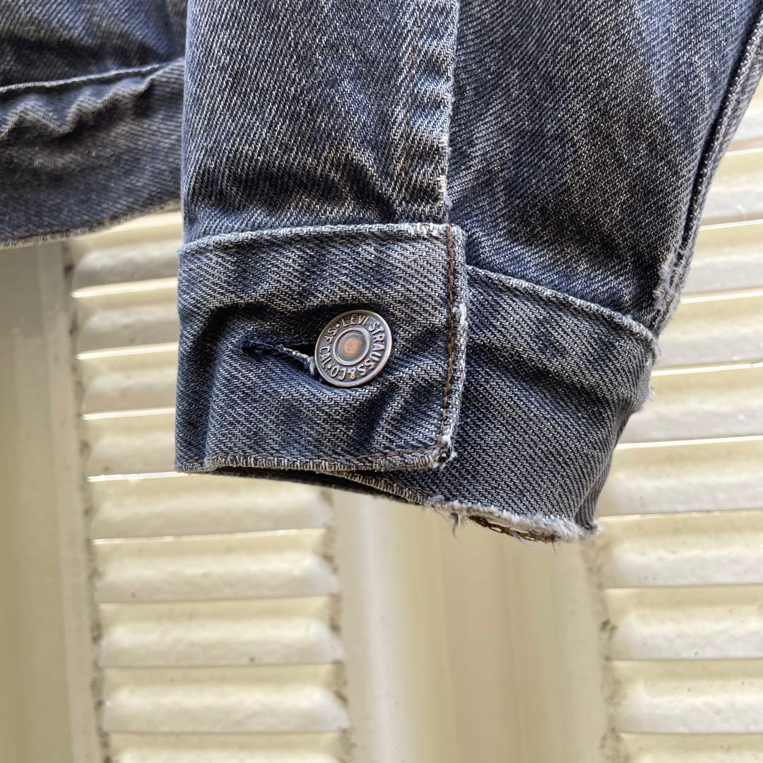 セール！！86s リーバイス 70506 デニムJKT 先染めブラック