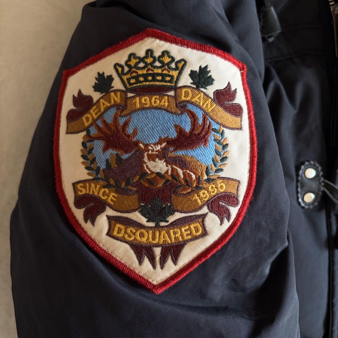 【美品】DSQUARED2 ダウンコート リアルファー メンズ 38 女性も
