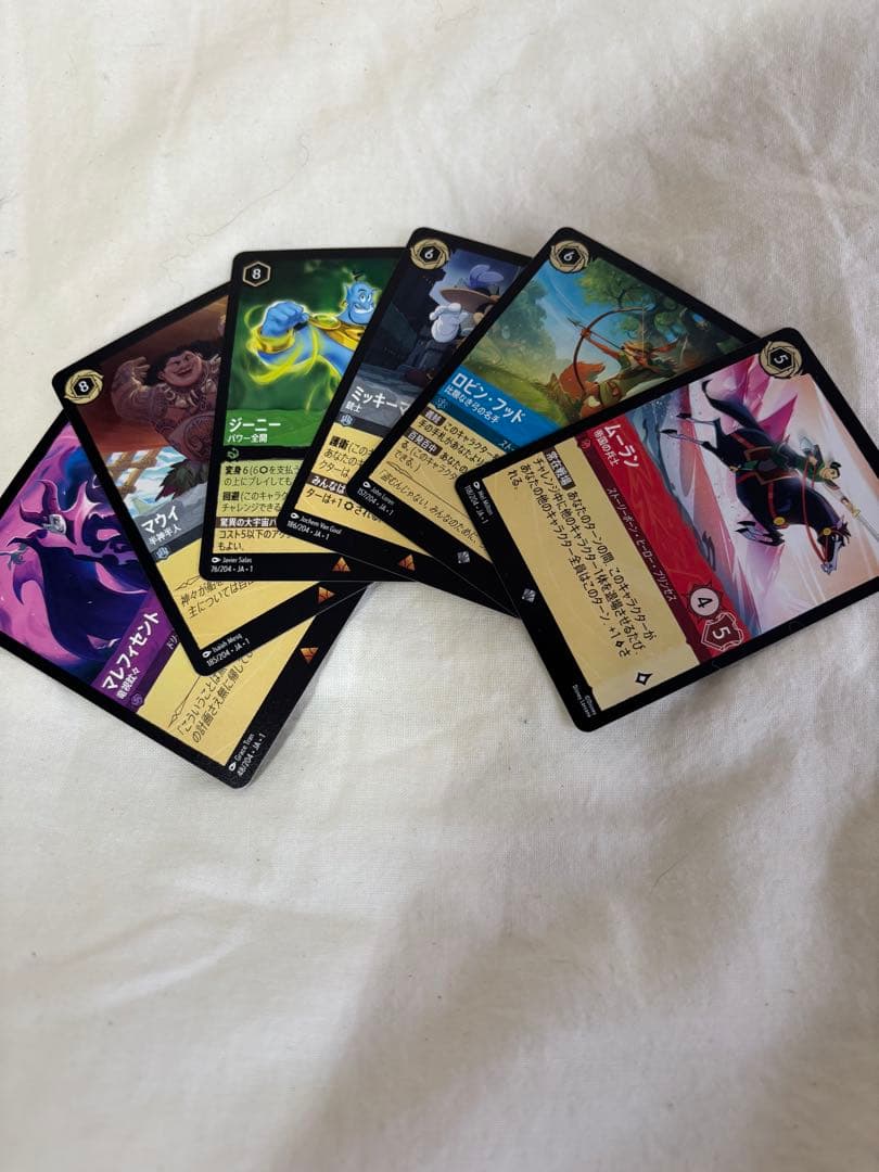 ディズニーロルカナ 物語のはじまりまとめ売り72枚SR2R10 日本語版 JA1