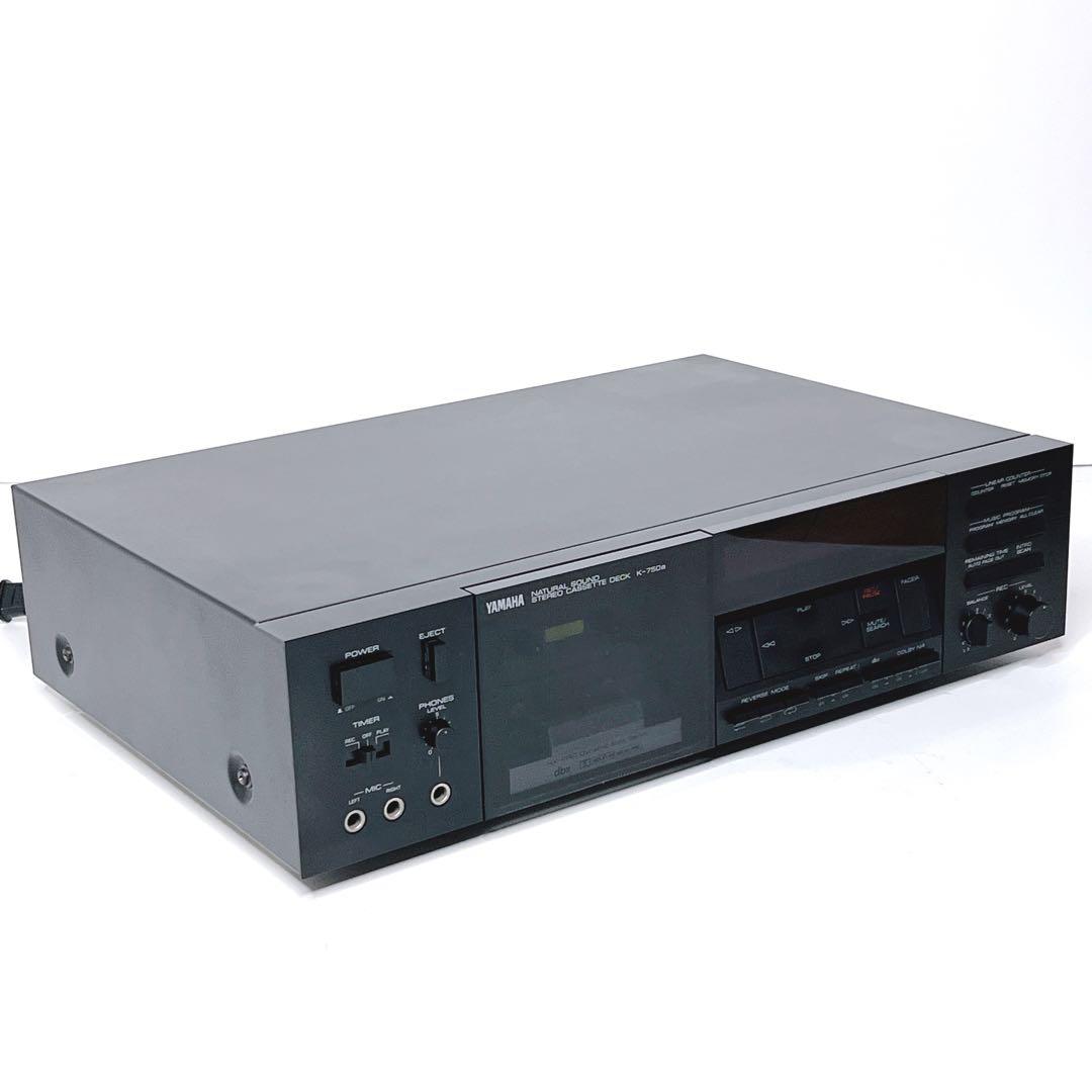 【美品・動作品】 YAMAHA K-750a カセットデッキ　動作良好　ヤマハ