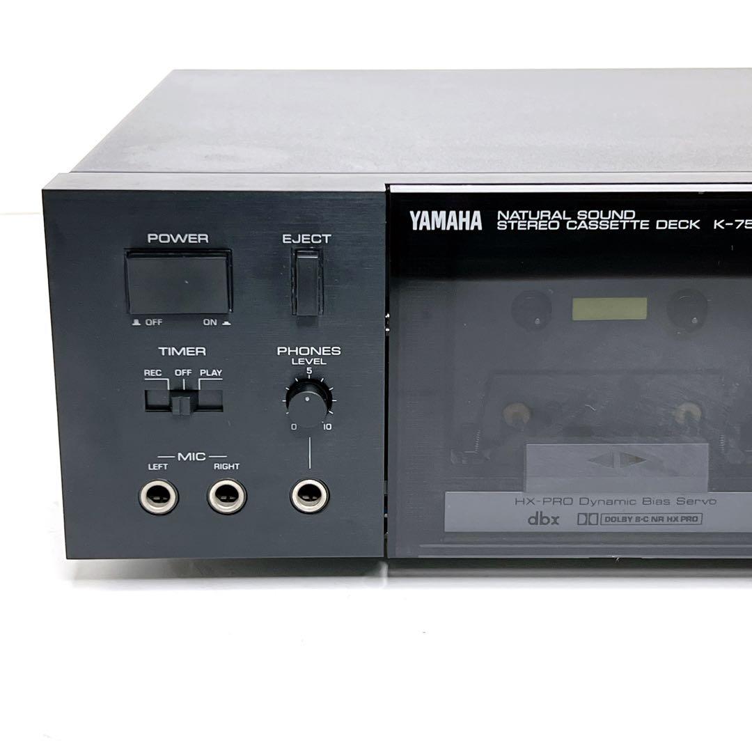 【美品・動作品】 YAMAHA K-750a カセットデッキ　動作良好　ヤマハ