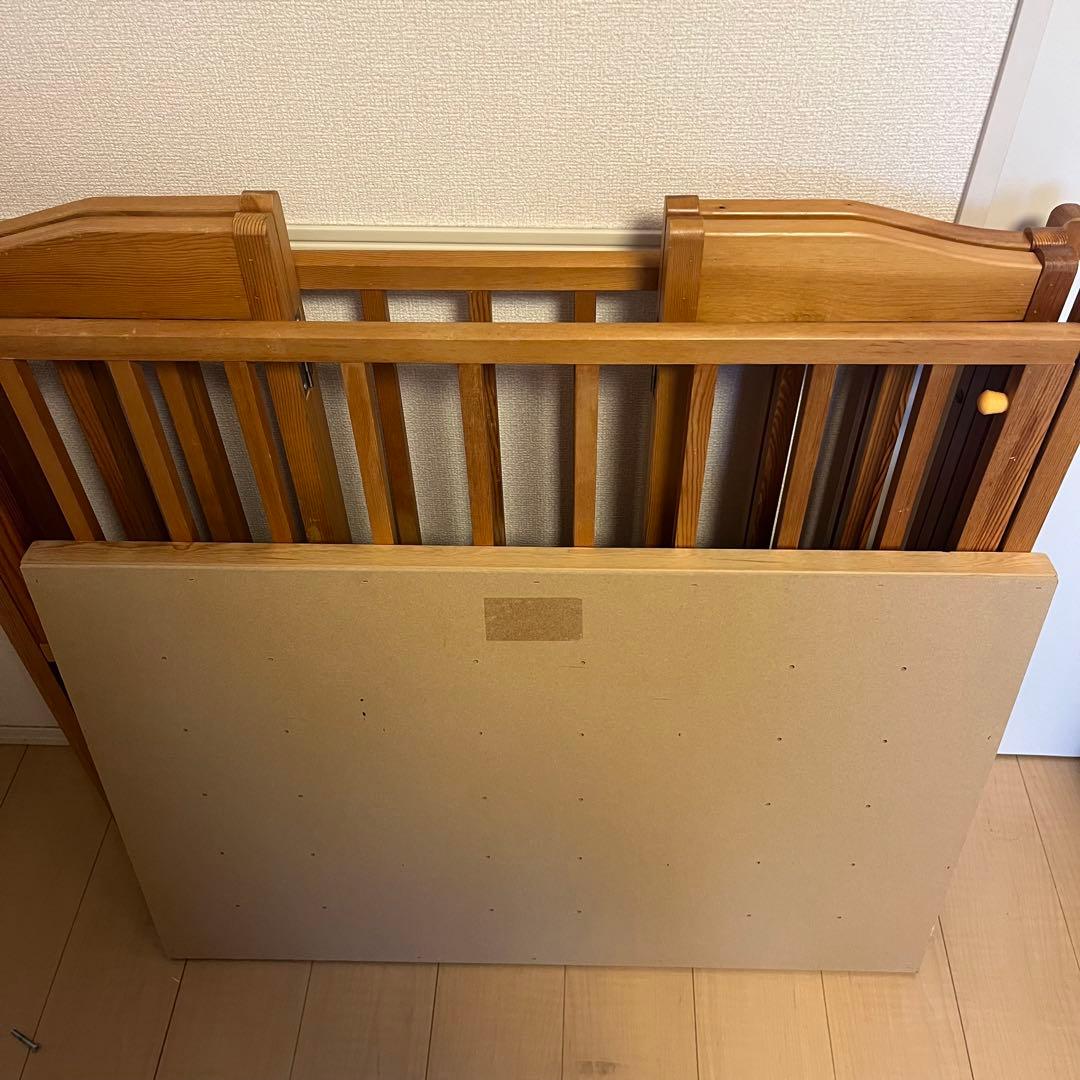 ハピネス Baby Bed ベビーベッド 60cm×90cm 木製