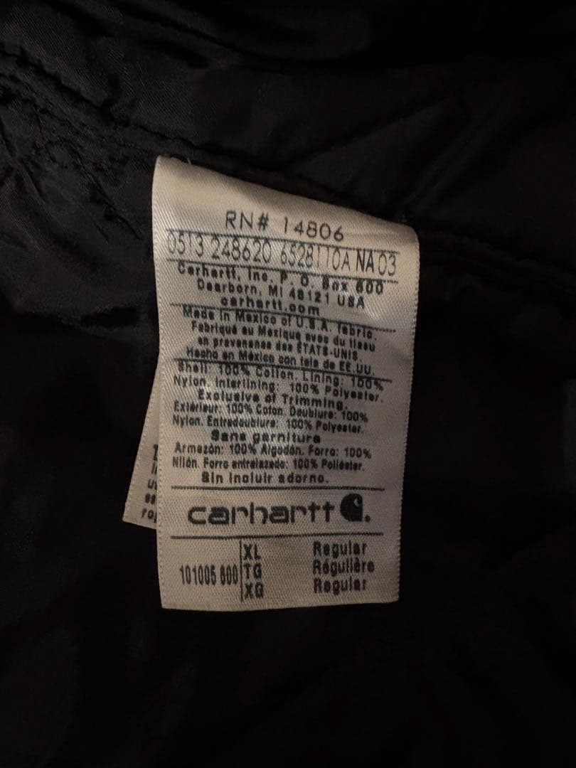 青*ダ様 Carhartt ダックベスト　赤色　カーハート