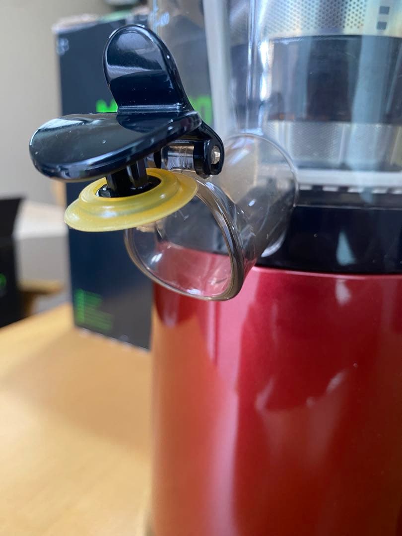 【極美品】HUROMスロージューサー(ワインレッド)