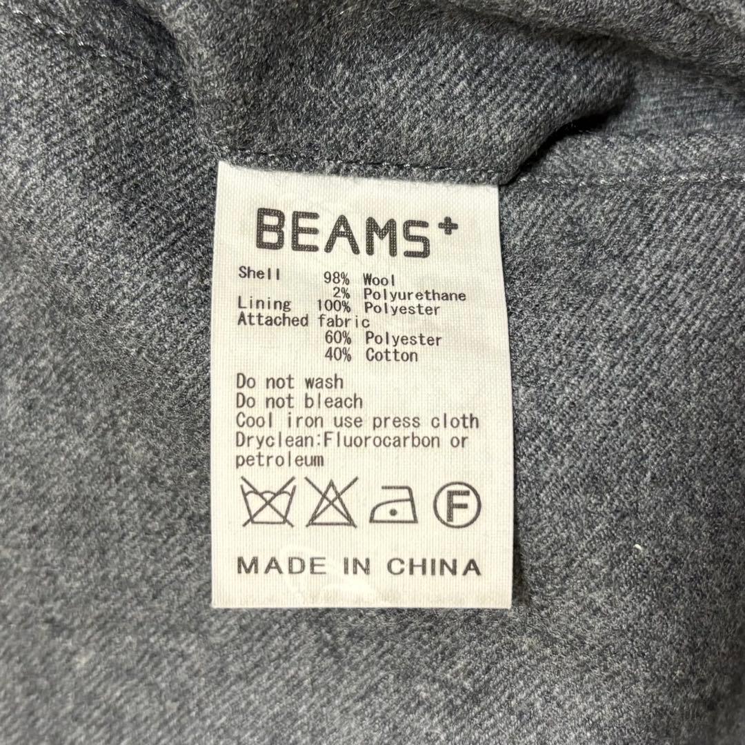 BEAMS+ ビームスプラス 2プリーツ フランネル スラックス L