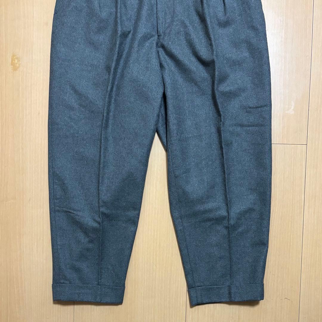 BEAMS+ ビームスプラス 2プリーツ フランネル スラックス L