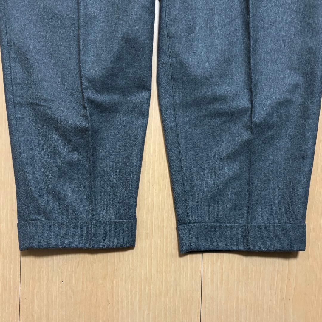 BEAMS+ ビームスプラス 2プリーツ フランネル スラックス L