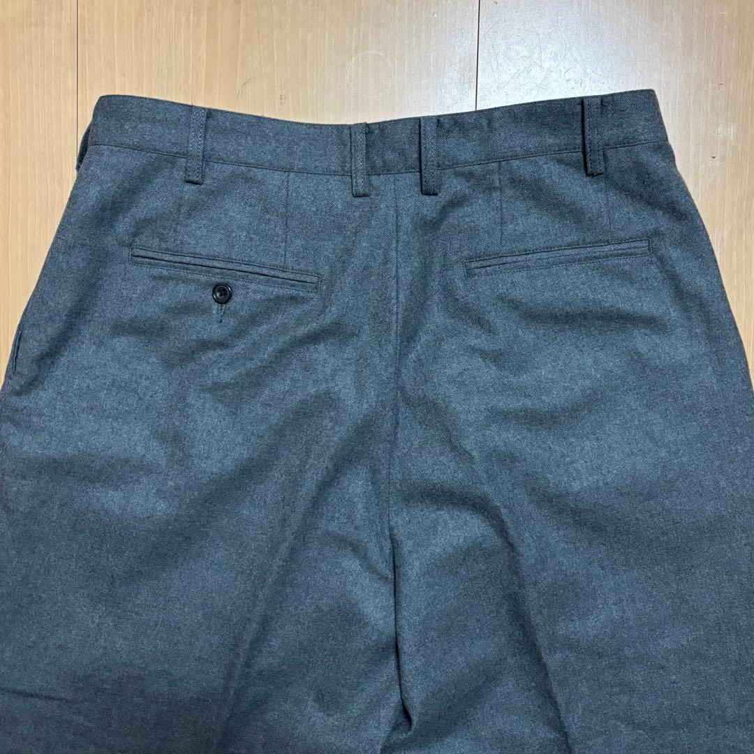 BEAMS+ ビームスプラス 2プリーツ フランネル スラックス L