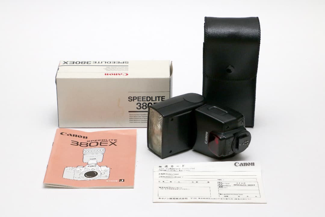 最終値下げ！　キャノンスピードライト380EX　（EOS用）