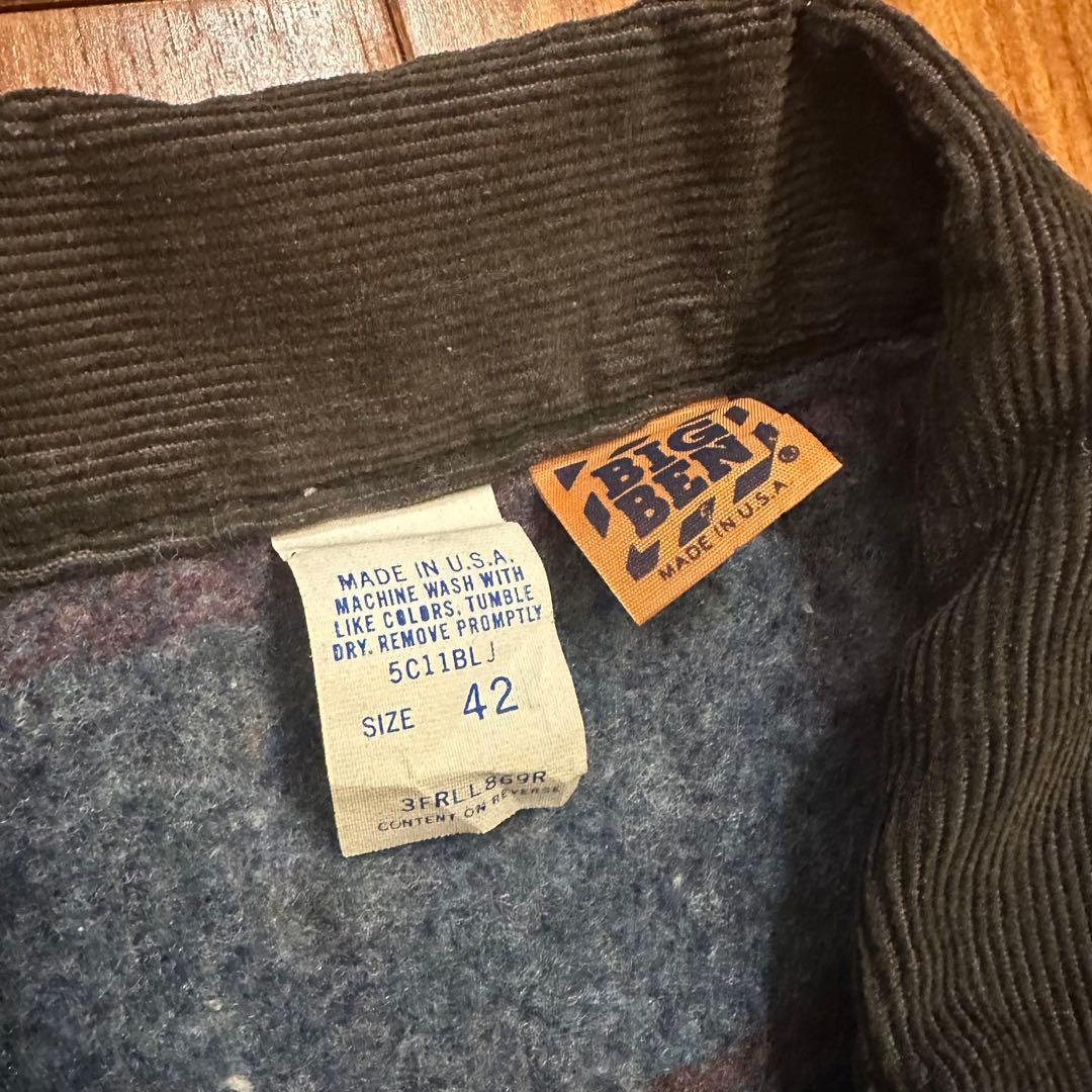 最終価格 60s 70s BIG BEN デニムジャケット ブランケットライナー