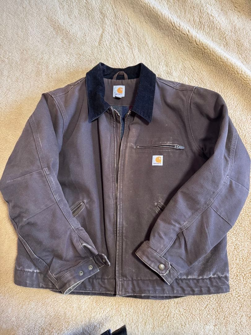 Carhartt カーハートデトロイトジャケット　ブラウン