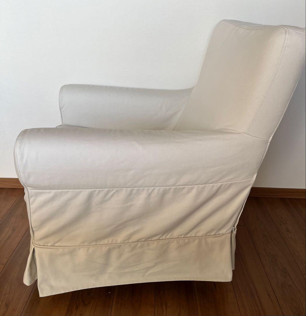 IKEA　EKTORP　エークトルプ　ソファ　1シーター　ダメージあり