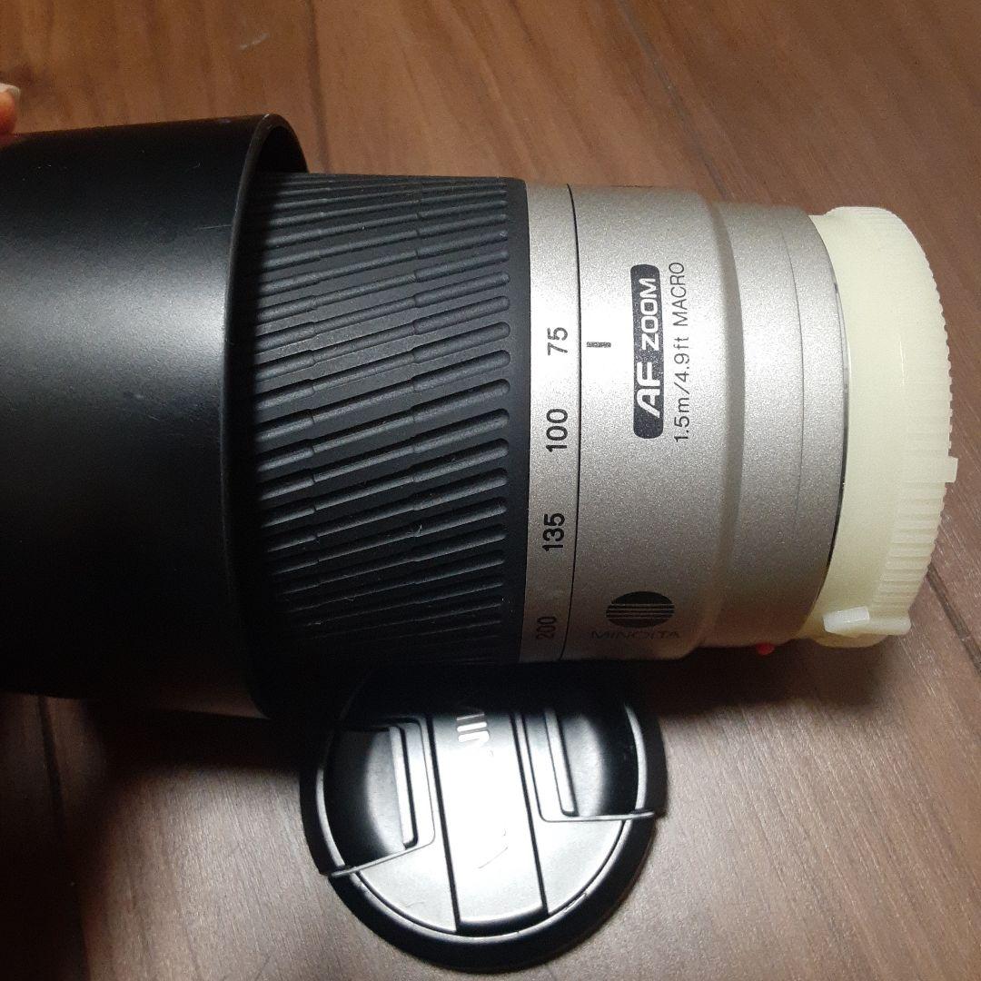 MINOLTA レンズAF zoom 75-300mm 1.5m/4.9ft