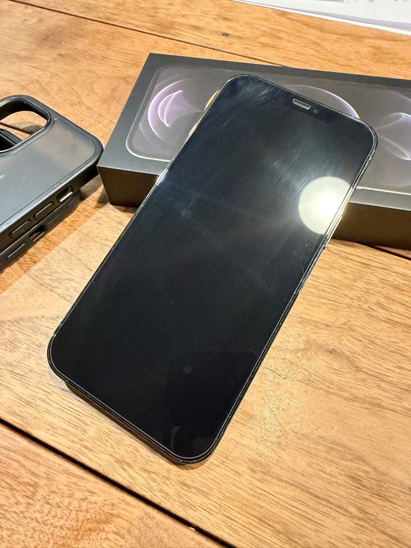 iphone 12 pro max 256gb グラファイト