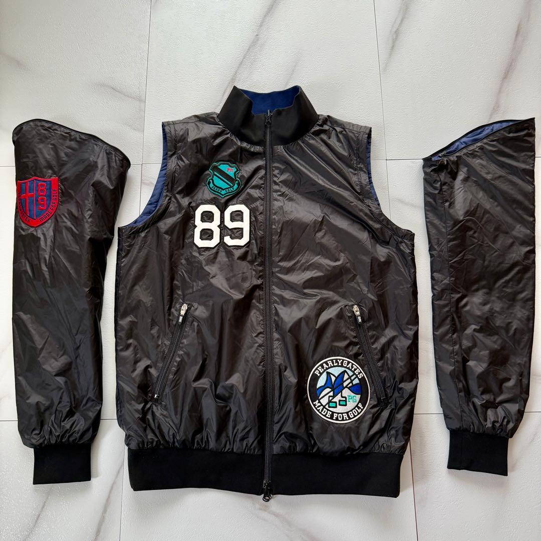 人気 PEARLY GATES 4way リバーシブル ジャケット ベスト L