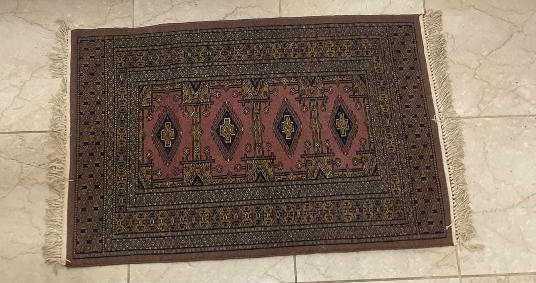 ヴィンテージラグ　マット　美品