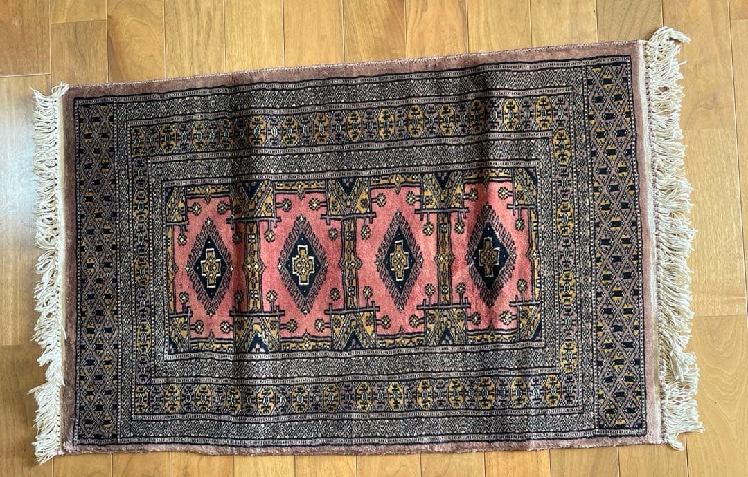 ヴィンテージラグ　マット　美品