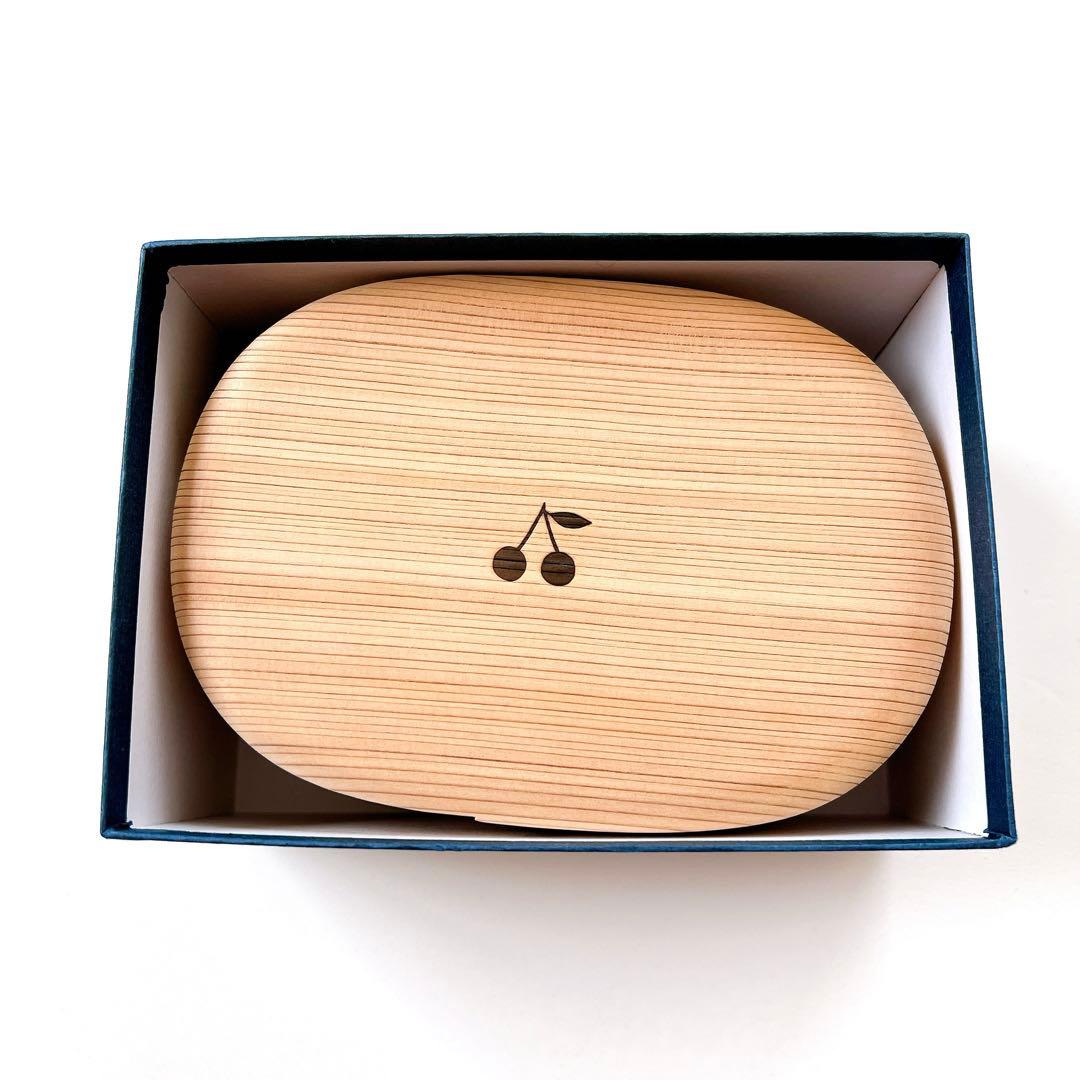 【未使用・限定品】Bonpoint×パレスホテル東京 曲げわっぱ弁当箱