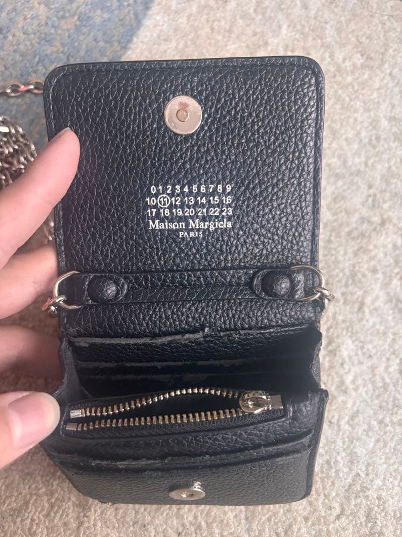 Maison Margielaメゾンマルジェラ　4ステッチ　チェーンウォレット