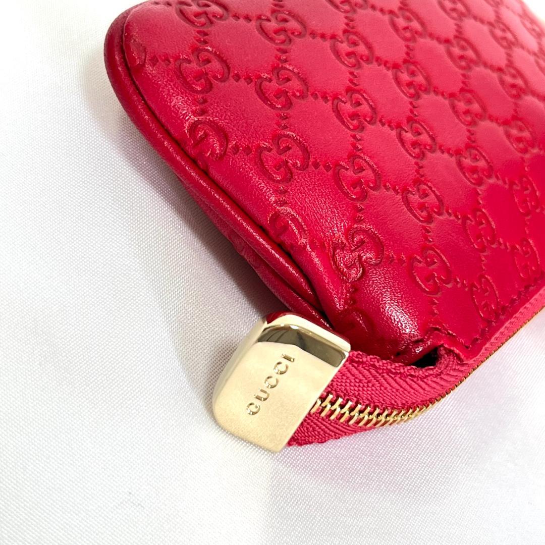 《新品》GUCCI グッチシマ レザー ケース キーケース キーホルダー