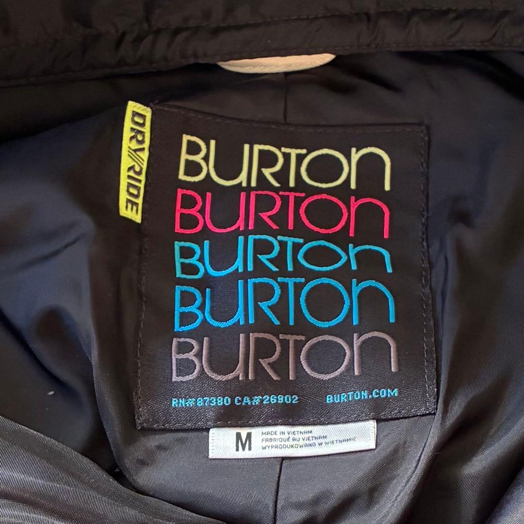 美品◆ burton バートン スノーボード パンツ ベージュ フレア ポーチ付