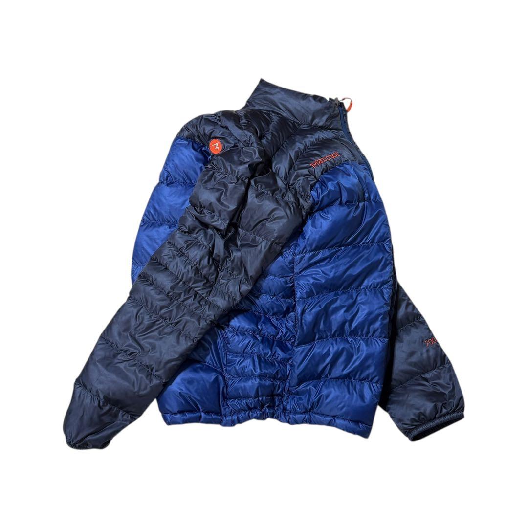 g*4様 ✨美品✨Marmot ダウンジャケット700fill ブルー　XL