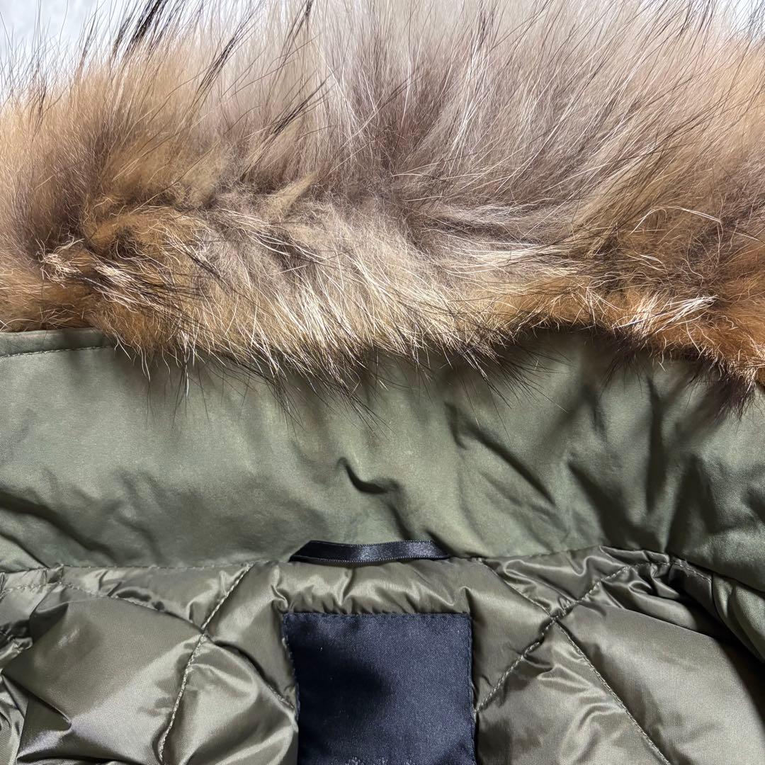 【極美品】タトラスモッズダウンジャケットネンナ NENNAラクーンファー3way