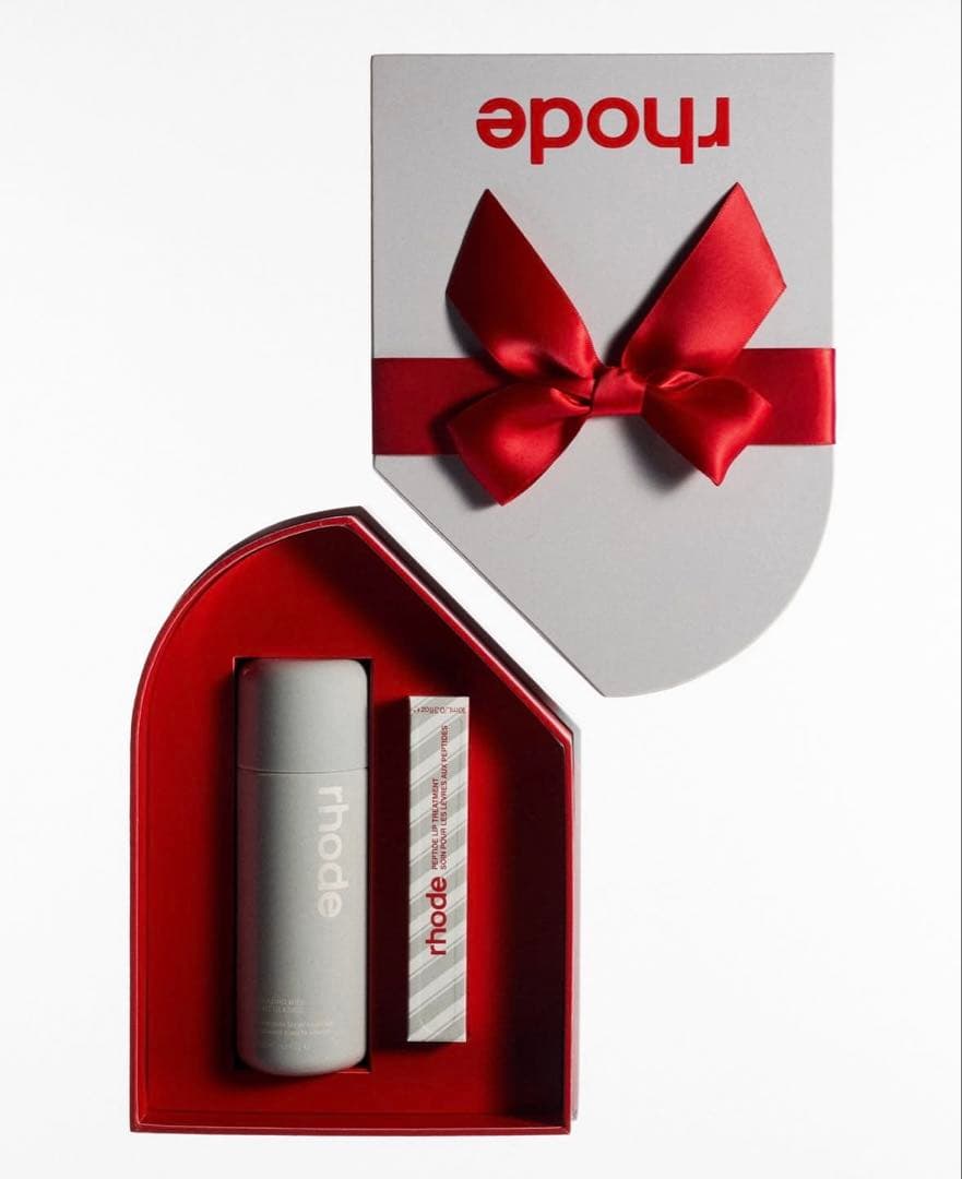 rhode ホリデー 限定リップ＋グレイジングミルク　ペパーミントグレイズ 完売