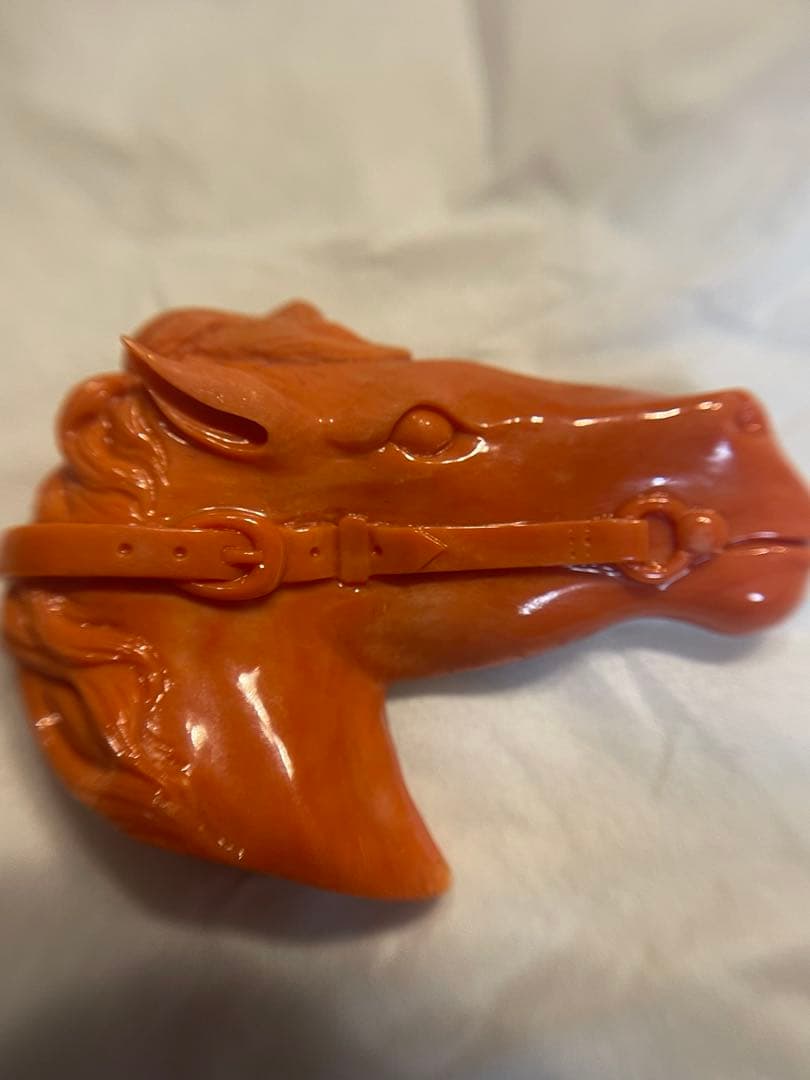 K18 ももサンゴ　馬モチーフ