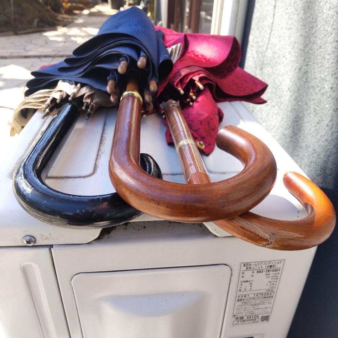 ブランド高級傘、エルメス、ディオール、FENDI、3本まとめ売り