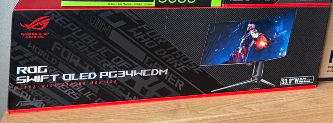 ゲーミングモニター ROG Swift OLED PG34WCDM