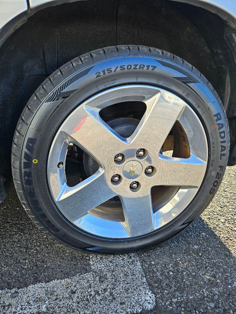 シボレーhhr純正アルミ17 215/50r17OPELジープレネゲードコンパス