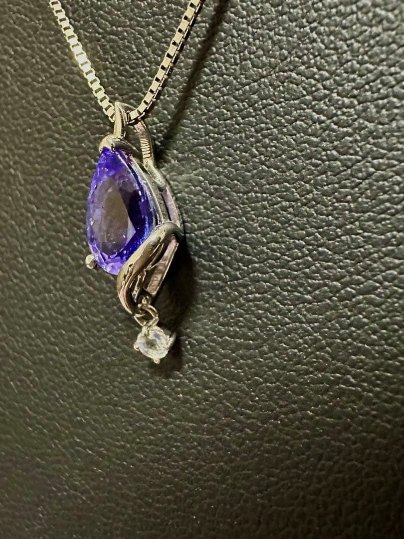 GSTVpt950タンザナイトレインボームーンストーンペンダントトップ最終価格