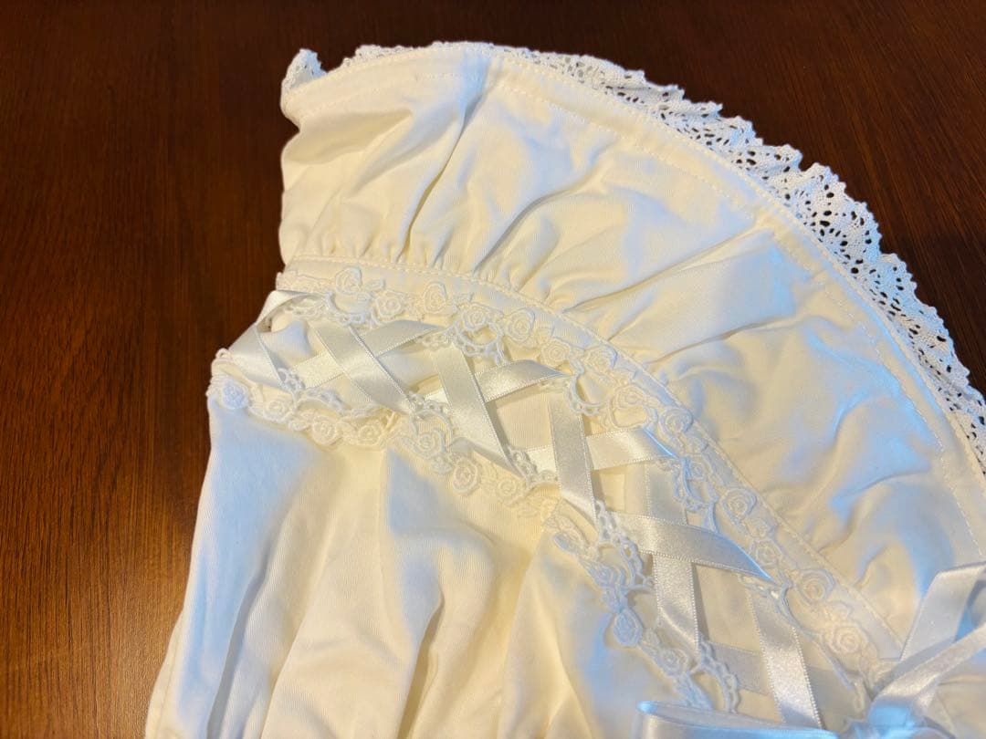 ベイビーザスターズシャインブライト　ハーフボンネット　ホワイト