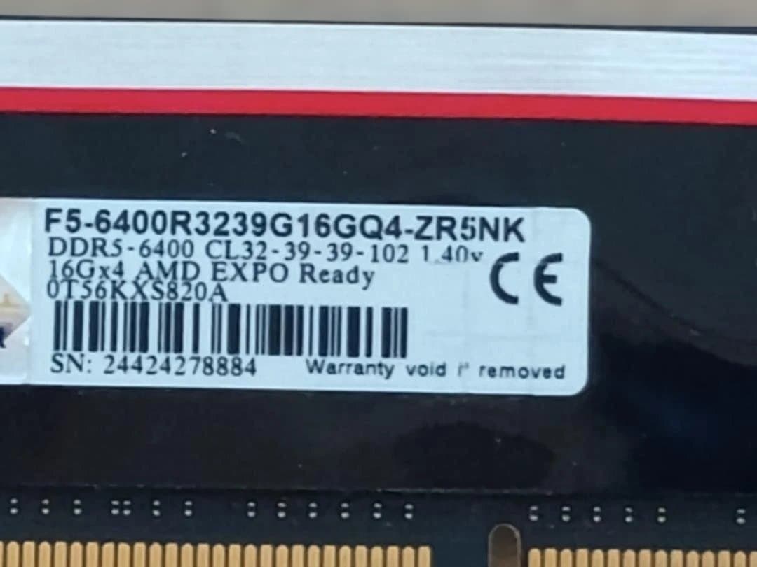 メモリー G.SKILL ZETA R5 NEO DDR5 ECC 64GB