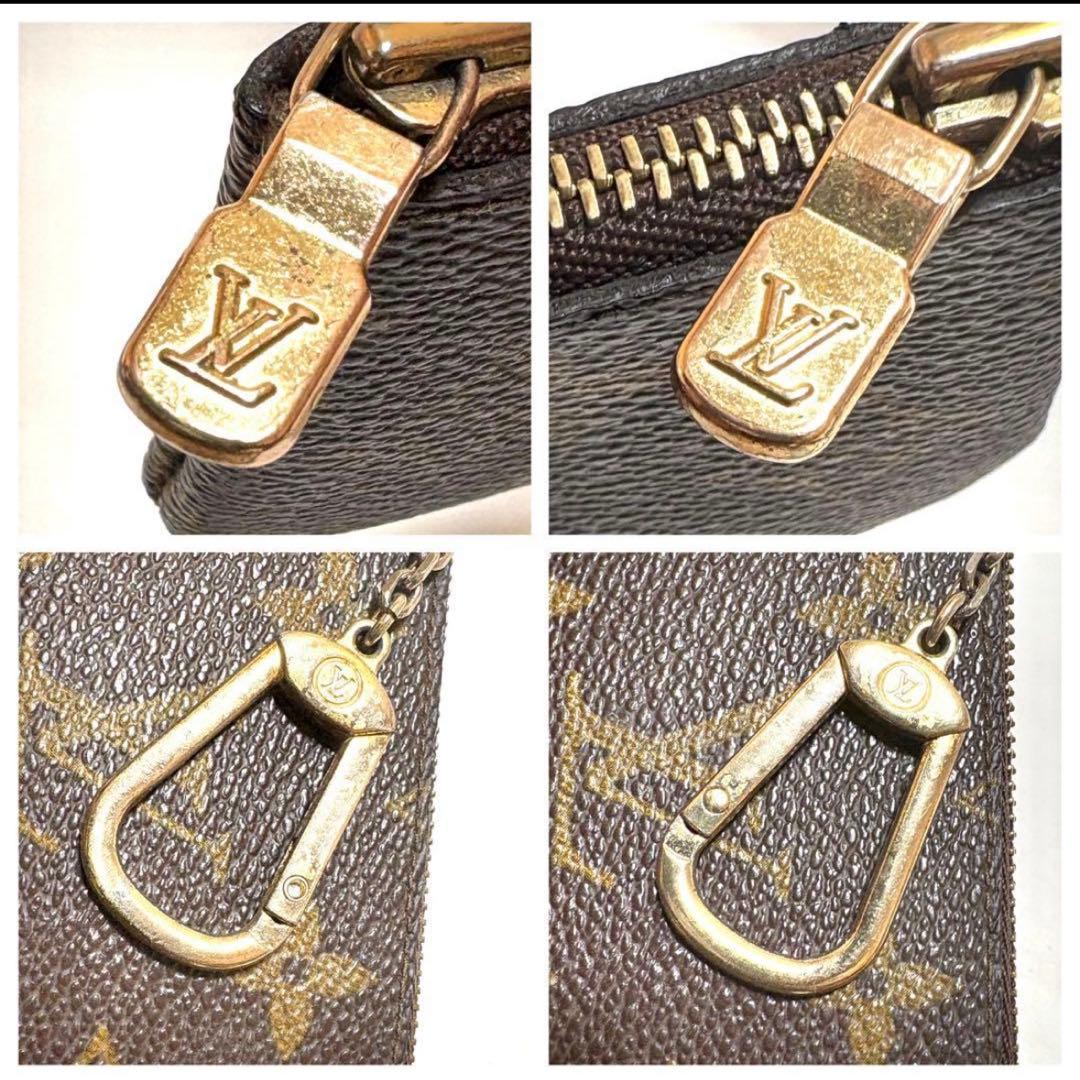 【美品】ルイヴィトン　モノグラム ポシェットクレ ケース　小銭入れ