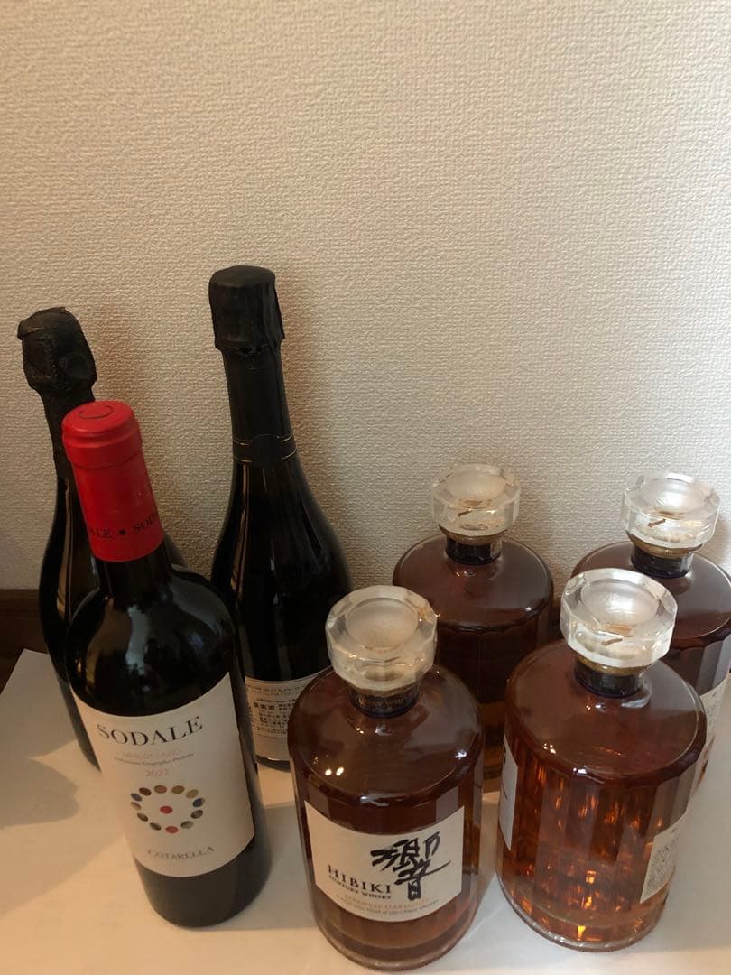 洋酒セットその1（ウイスキー、シャンパーニュ、ワイン）