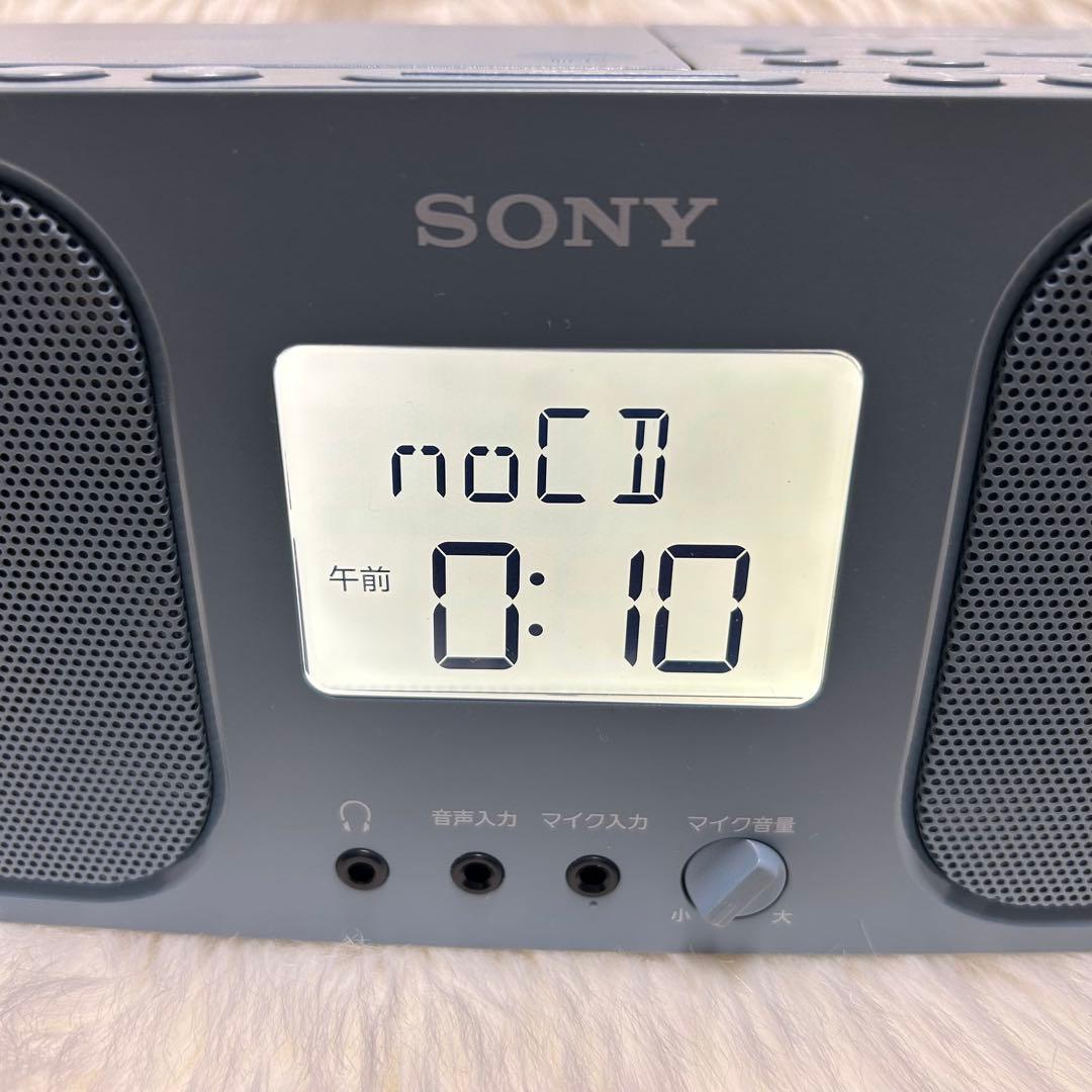 SONY CFD-S401 CDラジオカセットレコーダー　ブルーグレー