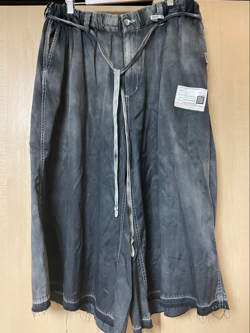 メゾンミハラヤスヒロ　コットンサテンワイドショーツ　BTS SUGA着用