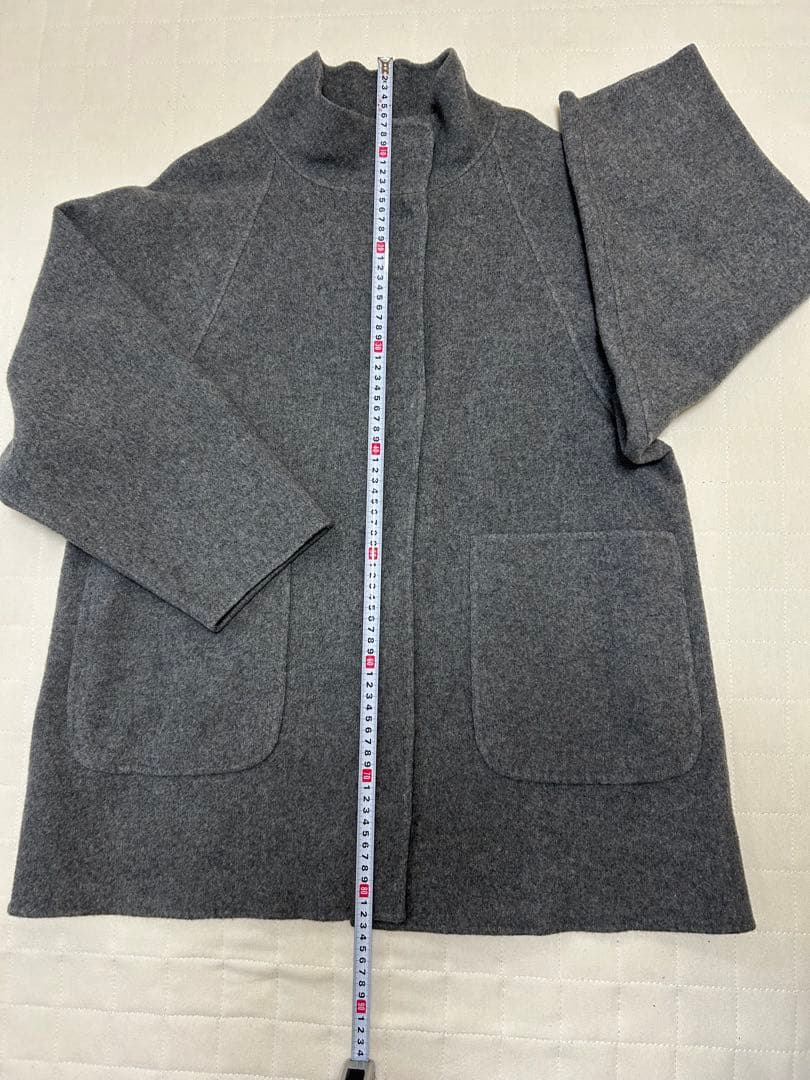 ウールグレーコート
