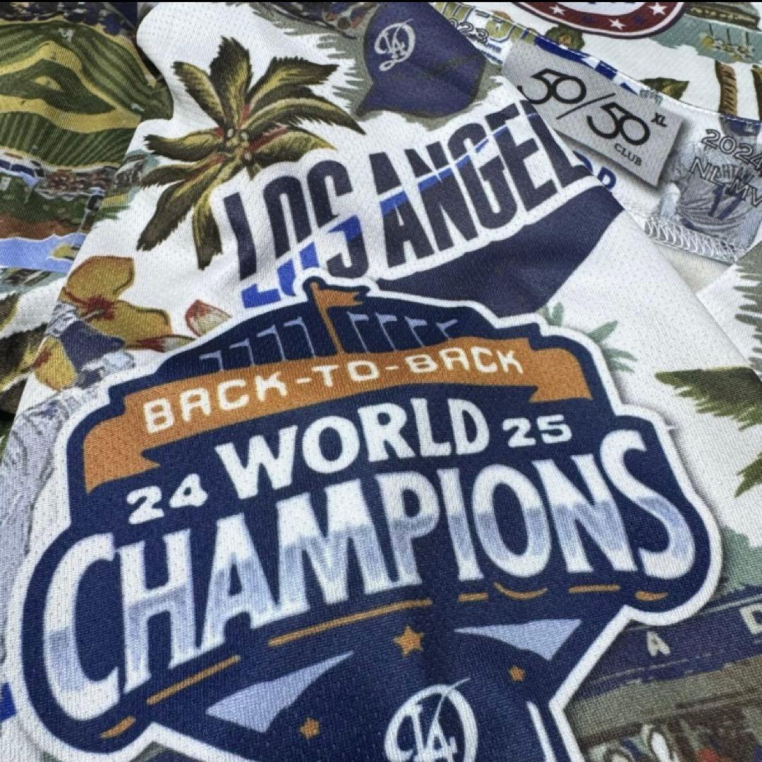 大谷 翔平 ドジャース アロハ ユニフォーム　2025ver デコピン MVP