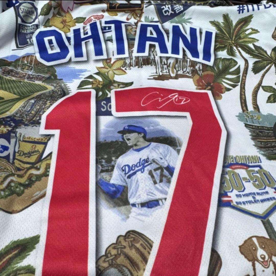 大谷 翔平 ドジャース アロハ ユニフォーム　2025ver デコピン MVP