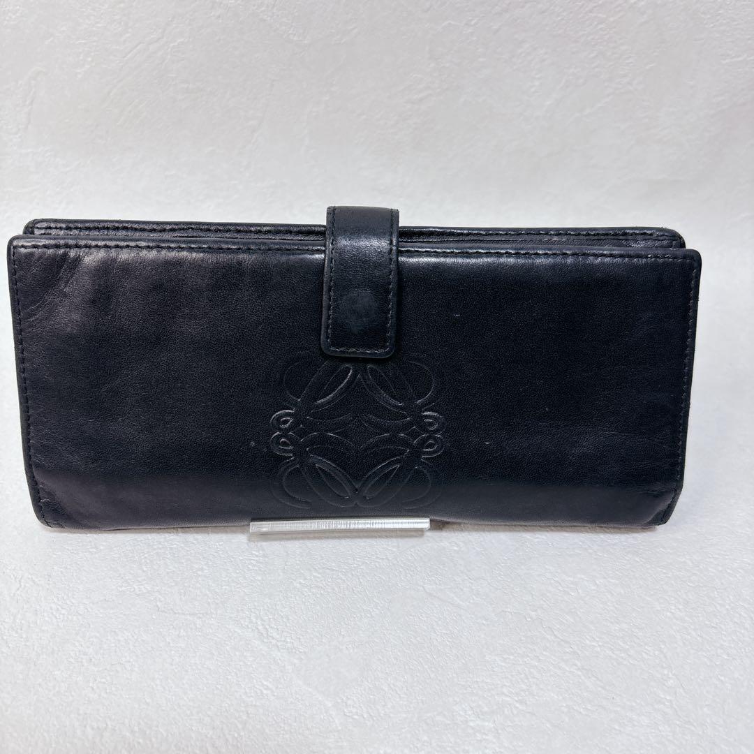 LOEWE ロエベ アナグラム ナッパレザー 長財布