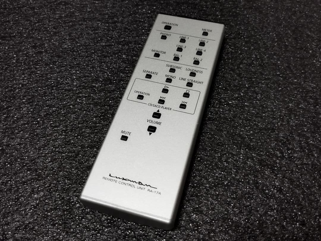 LUXMAN RA-17A リモコン