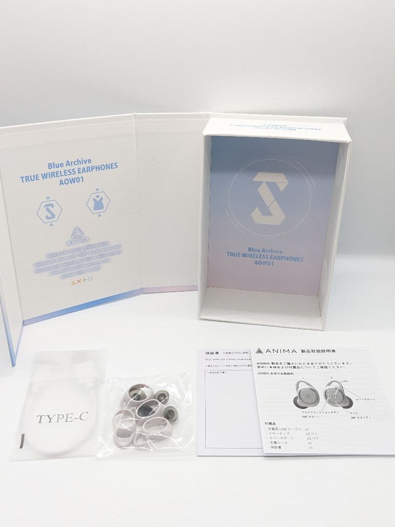 美品 ブルーアーカイブ ブルアカ アロナ ワイヤレスイヤホン ONKYO