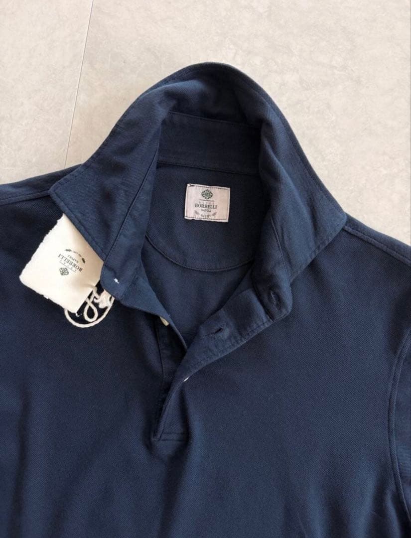 【新品】LUIGI BORRELLI ルイジボレッリ 46 ポロシャツ