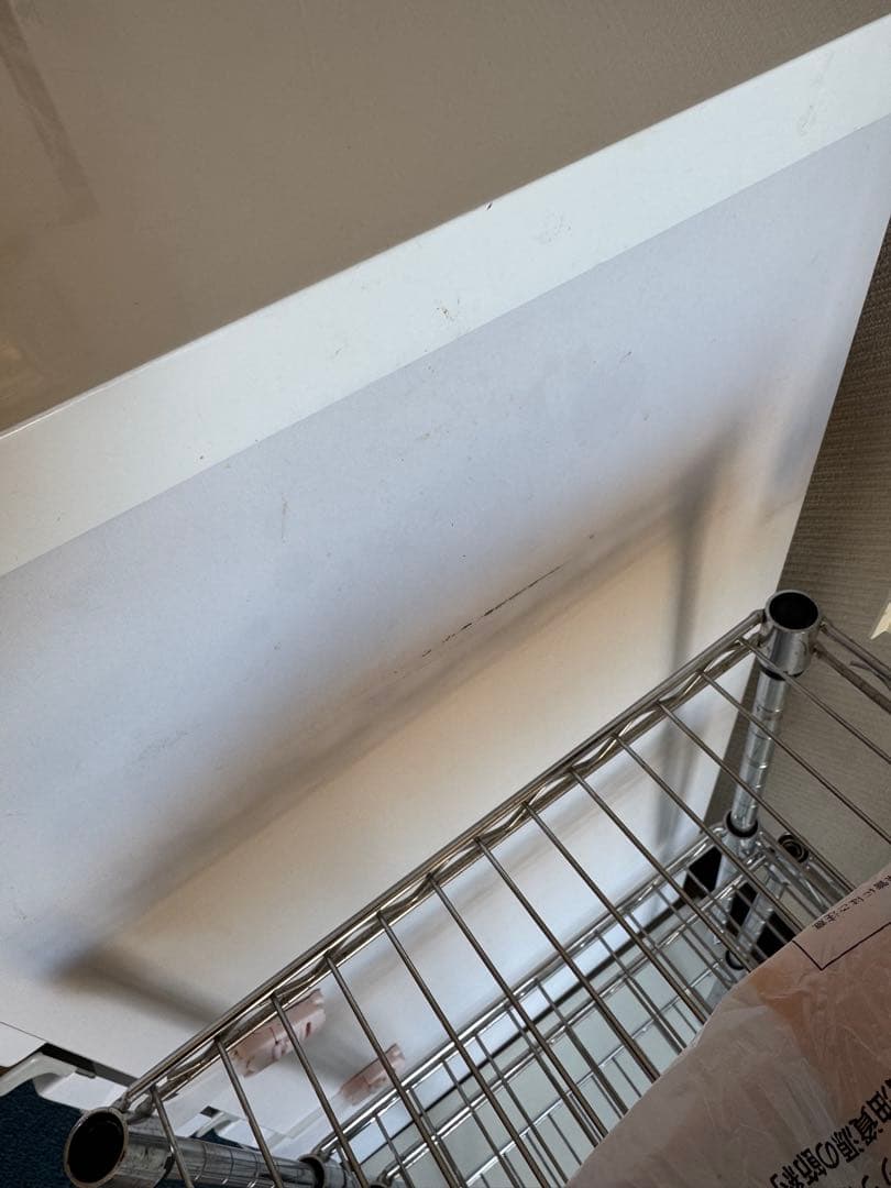 キッチンカウンター　120cm ホワイト　3段