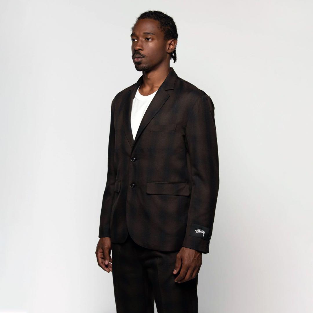 ジャケット・アウター Stussy Shadow Plaid Sport Coat
